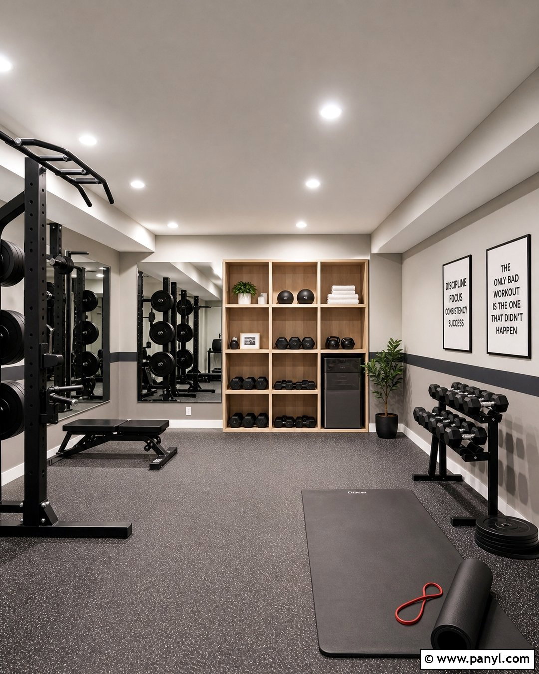 Light Gray Basement Gym Walls - 20 Basement Gym Wall Colors