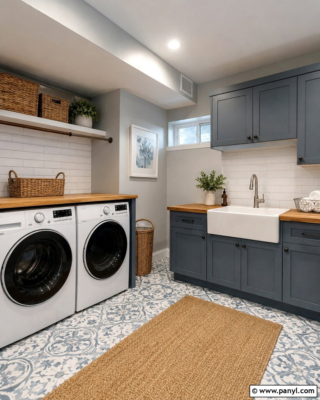 Light Gray Basement Laundry Room - 20 Light Gray Basement Walls