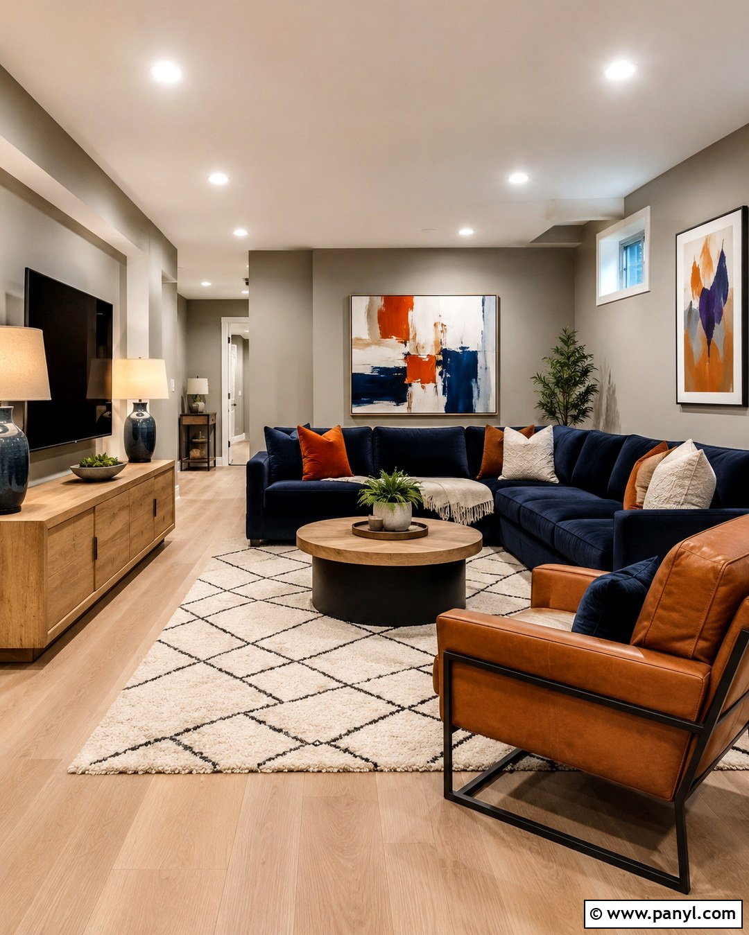 20 Wall Color For Basement Ideas: Bright Designer Ideas