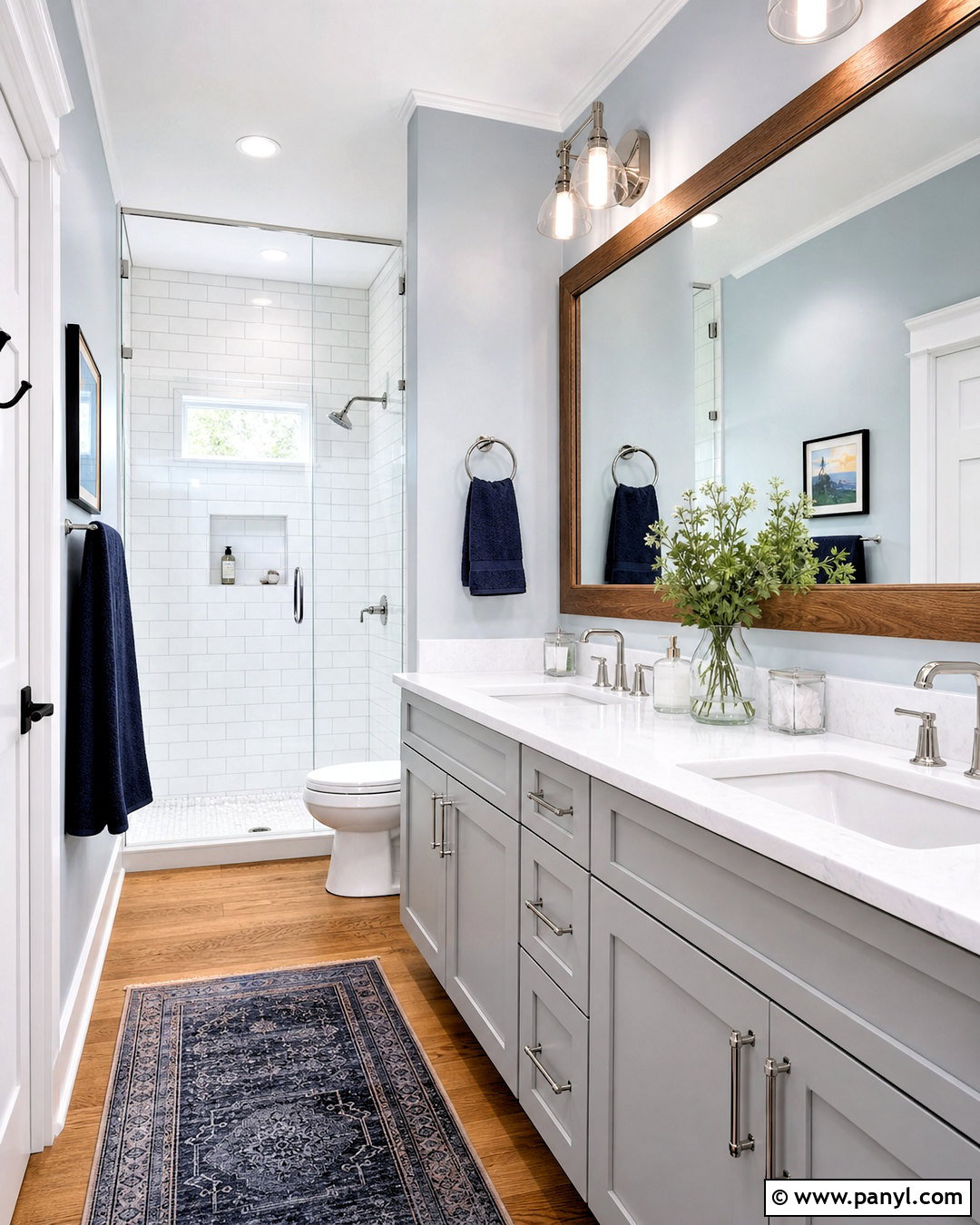 Light Gray Bathroom Vanity - 20 bathroom vanity color ideas