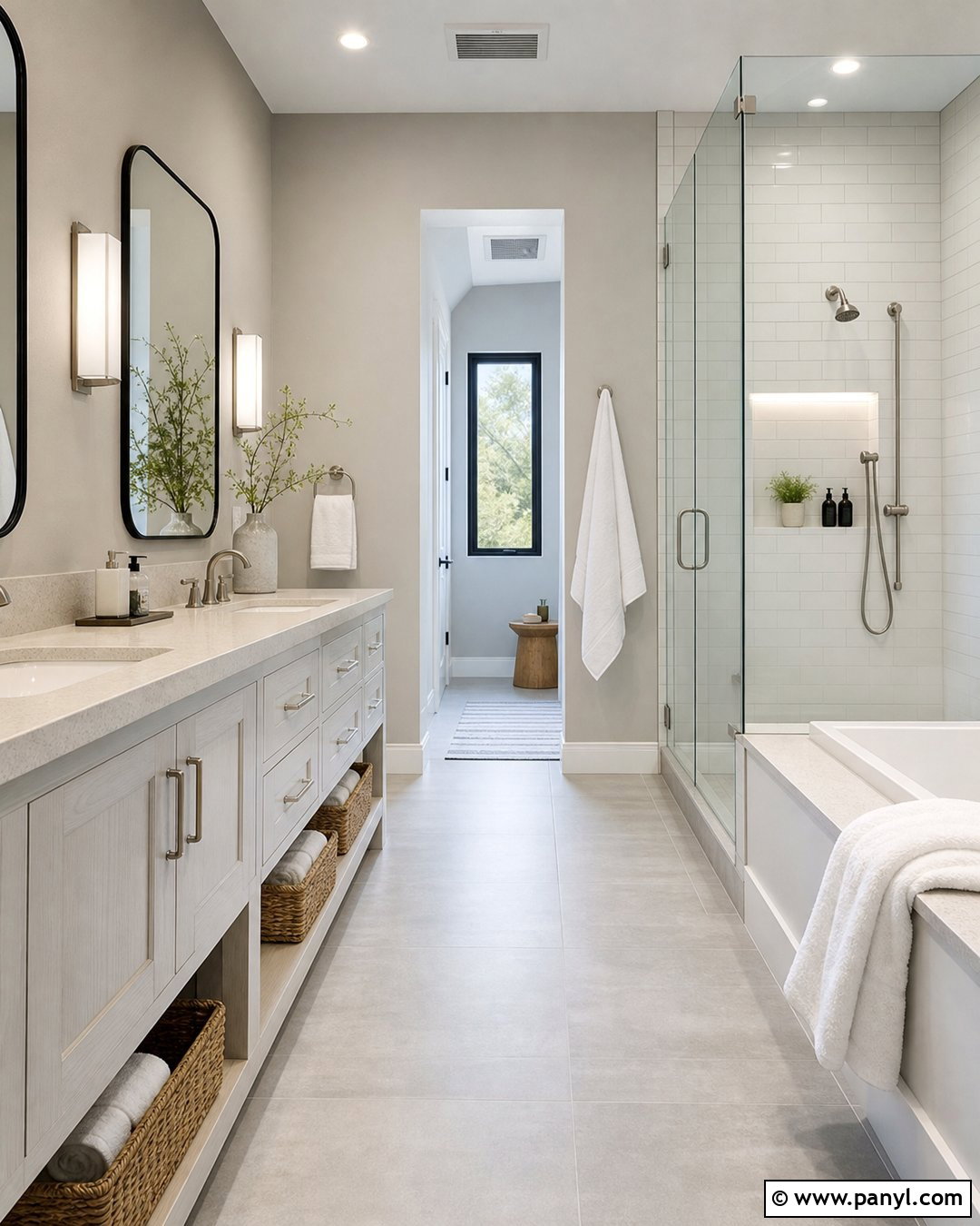 Light Gray Bathroom Wall Color - 25 Home Interior Wall Colors