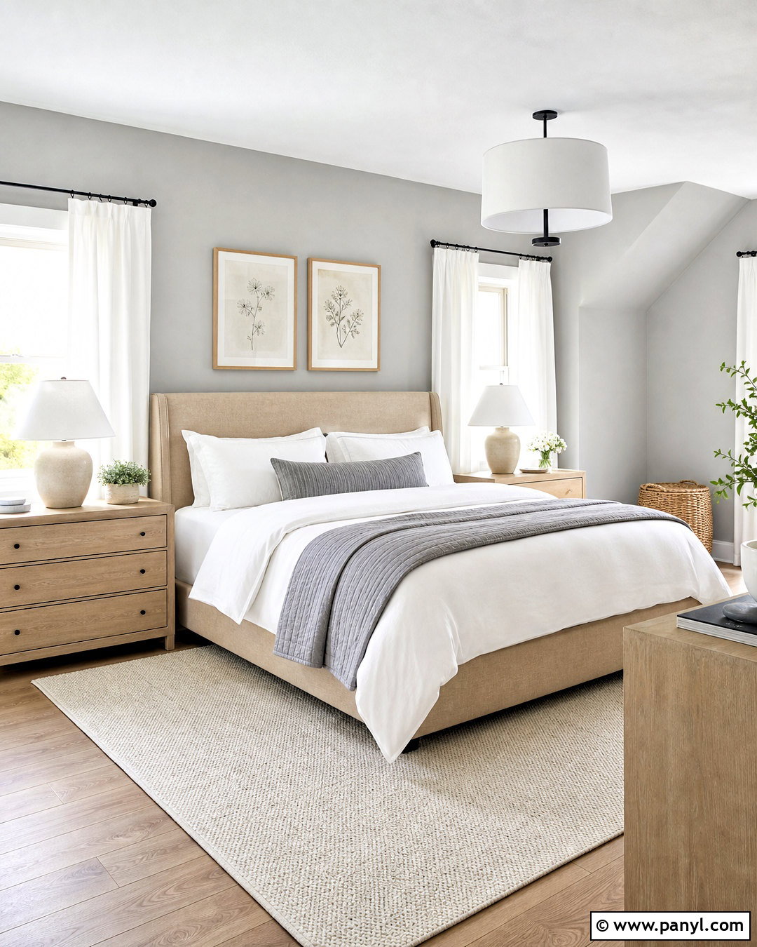Light Gray Bedroom - 20 gray room decor ideas
