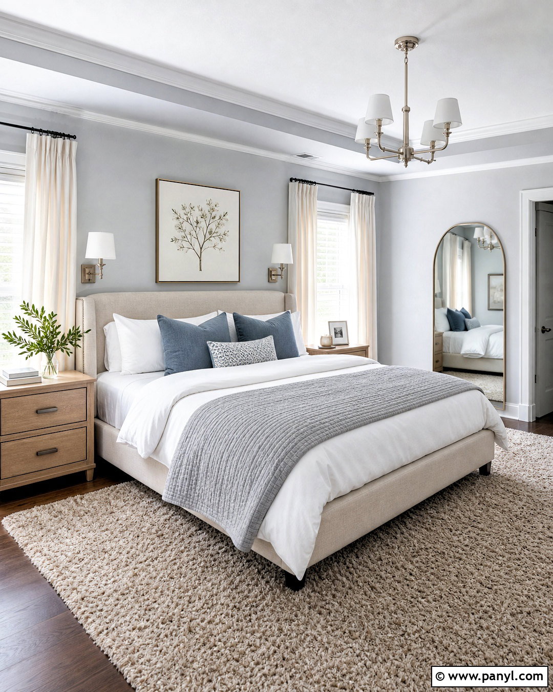 Light Gray Bedroom - 20 gray room ideas