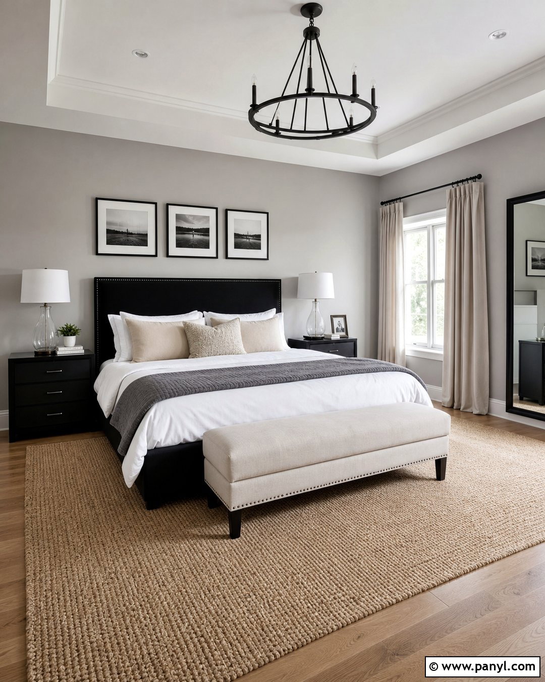 20 Light Gray Walls With Black Furniture Ideas for Chic Rooms