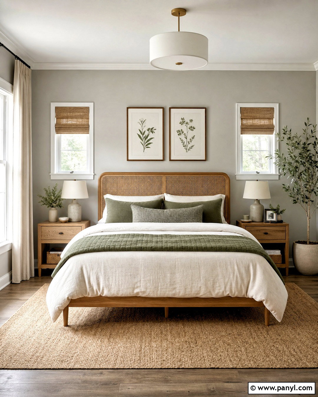 Light Gray Bedroom With Sage Green - 20 light gray bedroom ideas