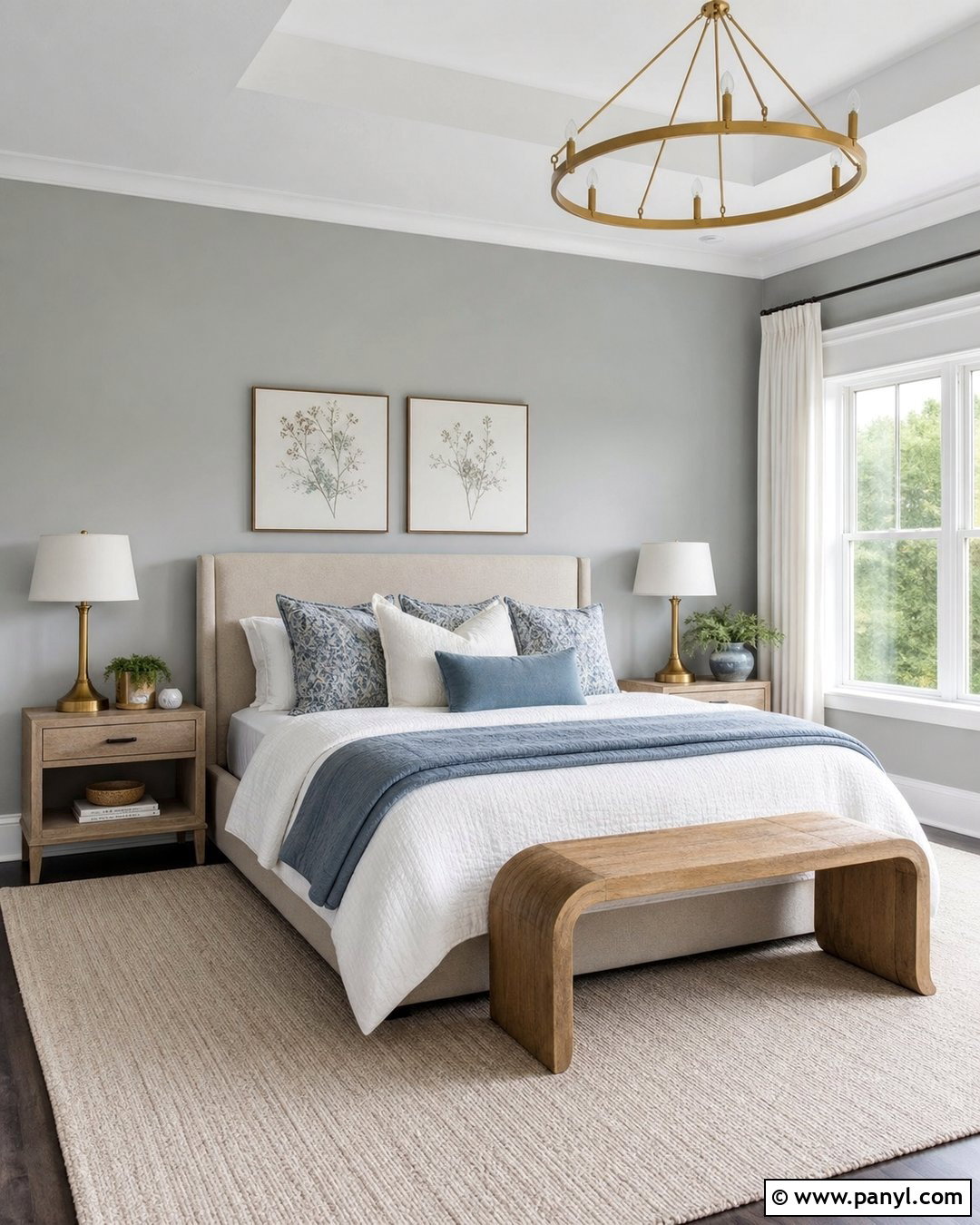 Light Gray Bedroom - 25 Wall Paint Gray Ideas