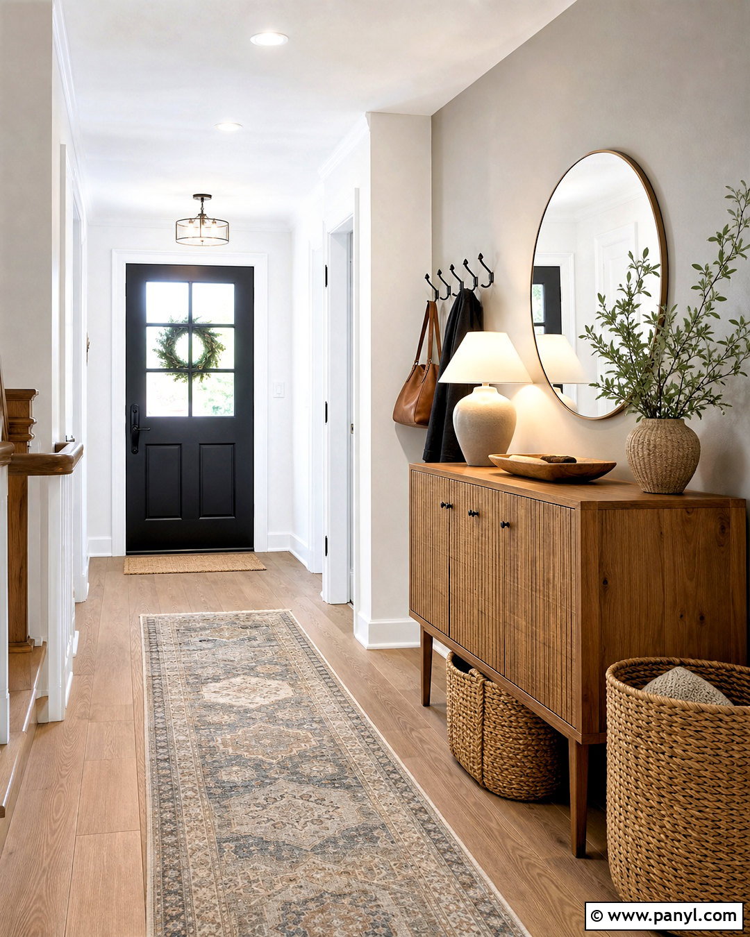 Light Gray Entryway Accent Wall - 20 accent wall light color ideas