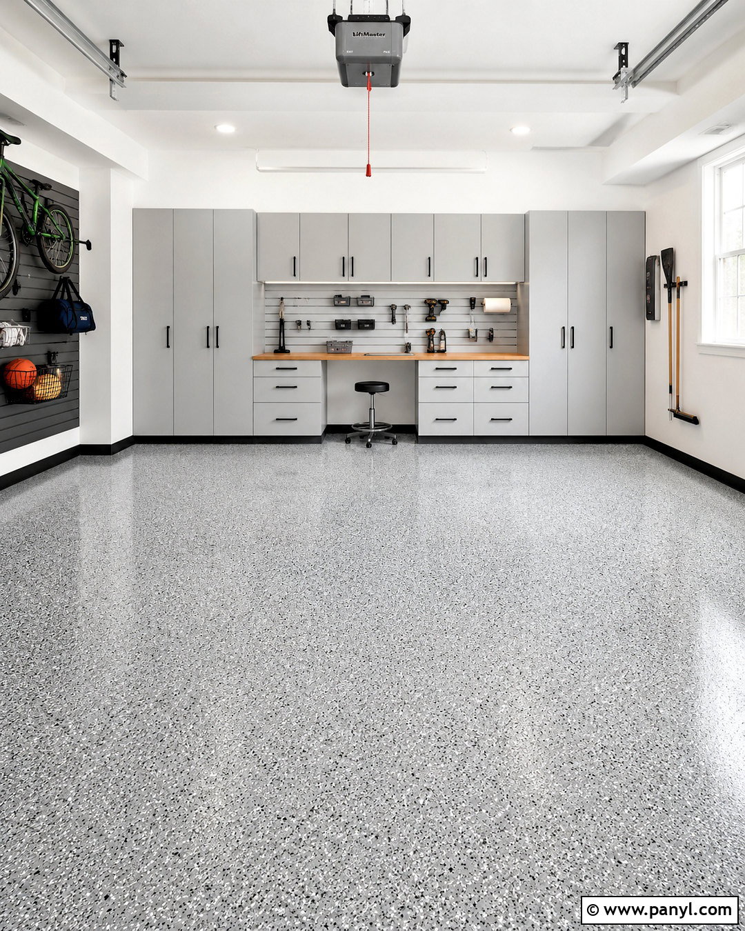 Light Gray Garage Floor - 20 painted garage floors