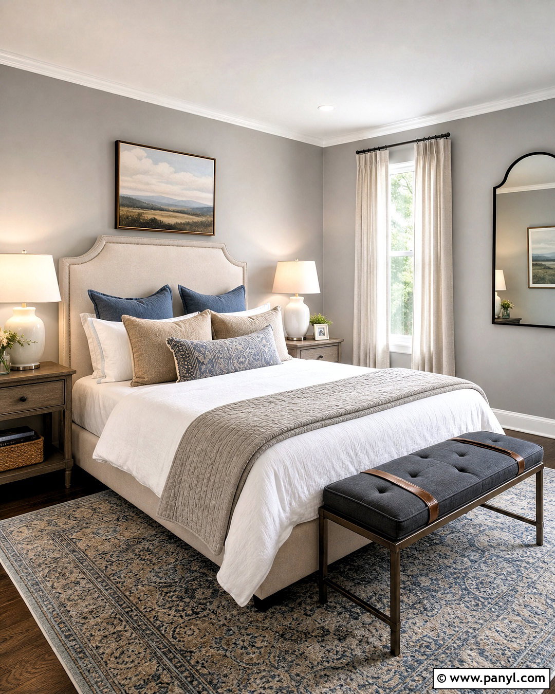 Light Gray Guest Bedroom - 20 light gray walls bedroom ideas