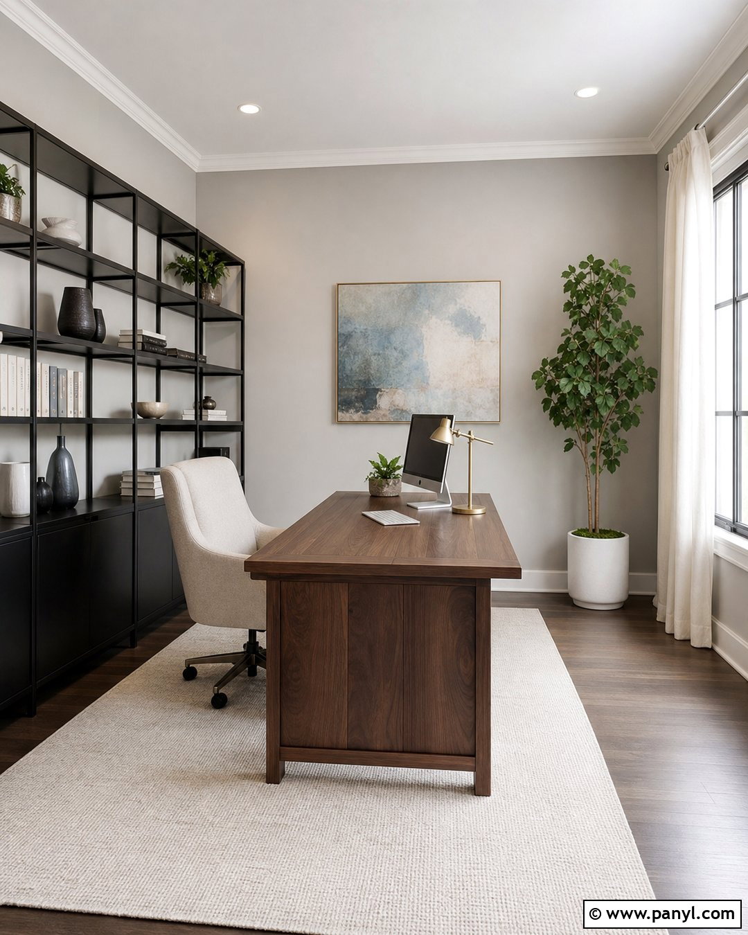 Light Gray Home Office Wall Color - 50 wall colour ideas