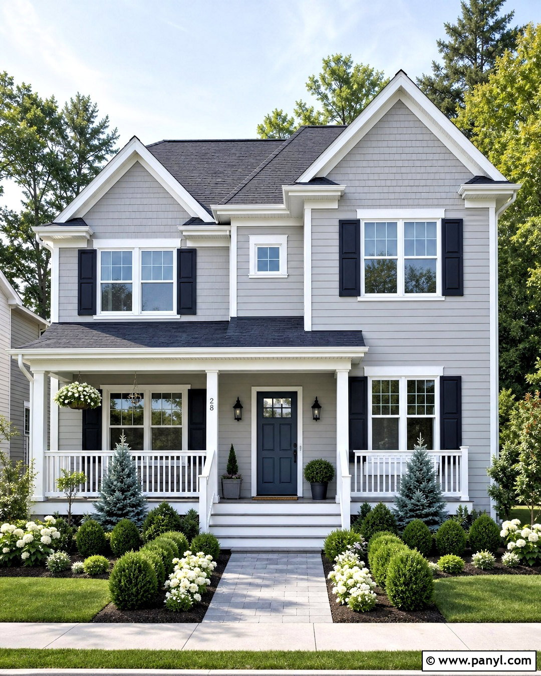 Light Gray House Exterior - 20 house outdoor paint colors