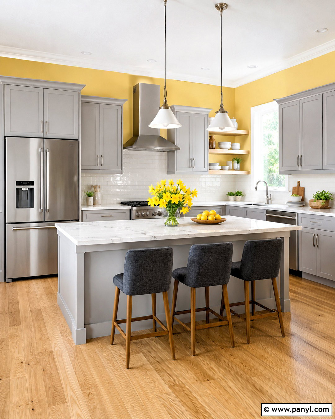 20 What Color Kitchen Cabinets Go With Yellow Walls: Best Picks