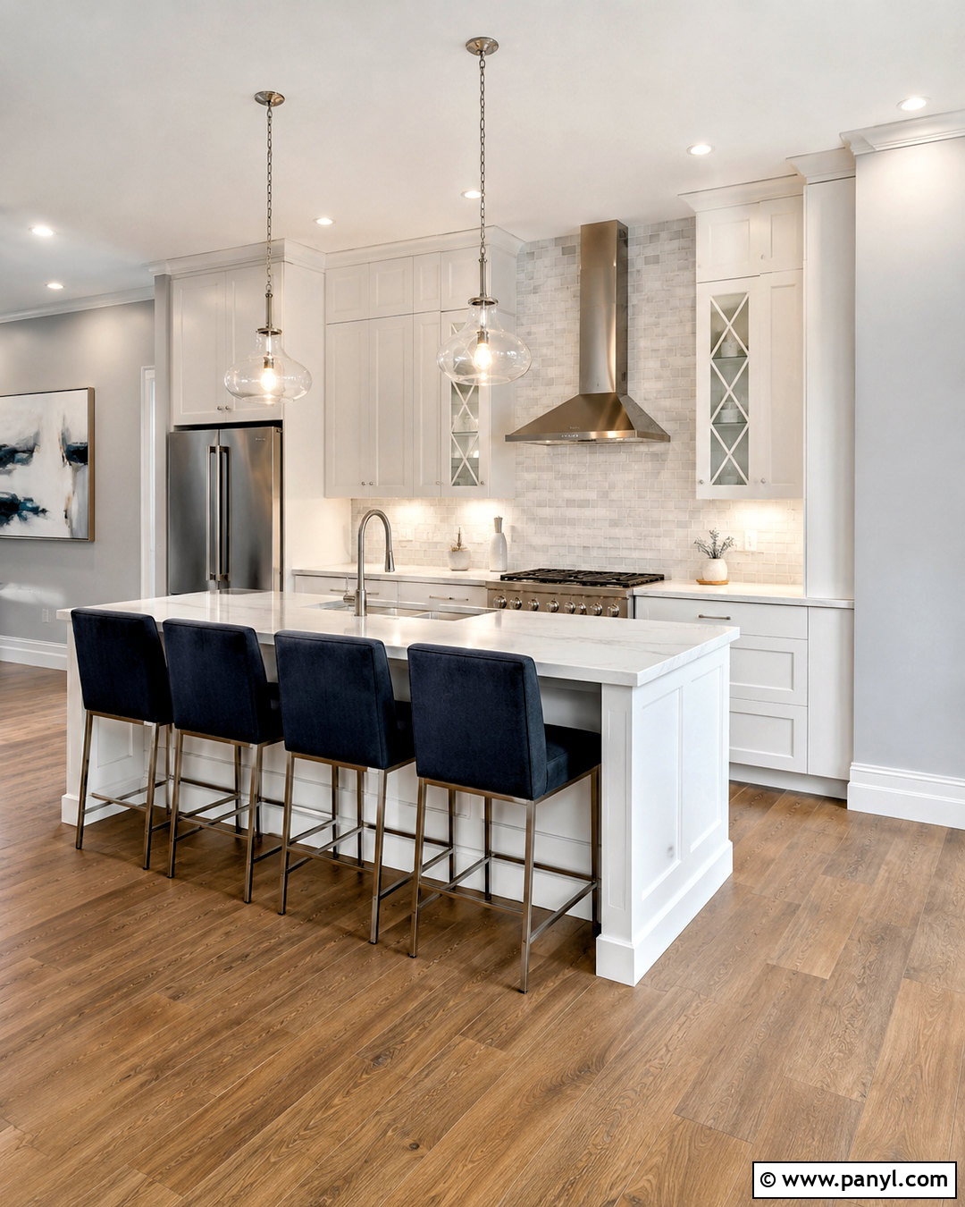 Light Gray Kitchen Walls - 35 white kitchen cabinets wall color ideas