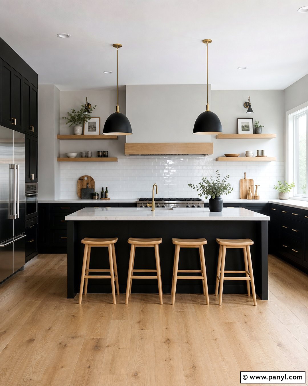 Light Gray Kitchen Walls With Black Cabinets - 30 Light Gray Kitchen Walls