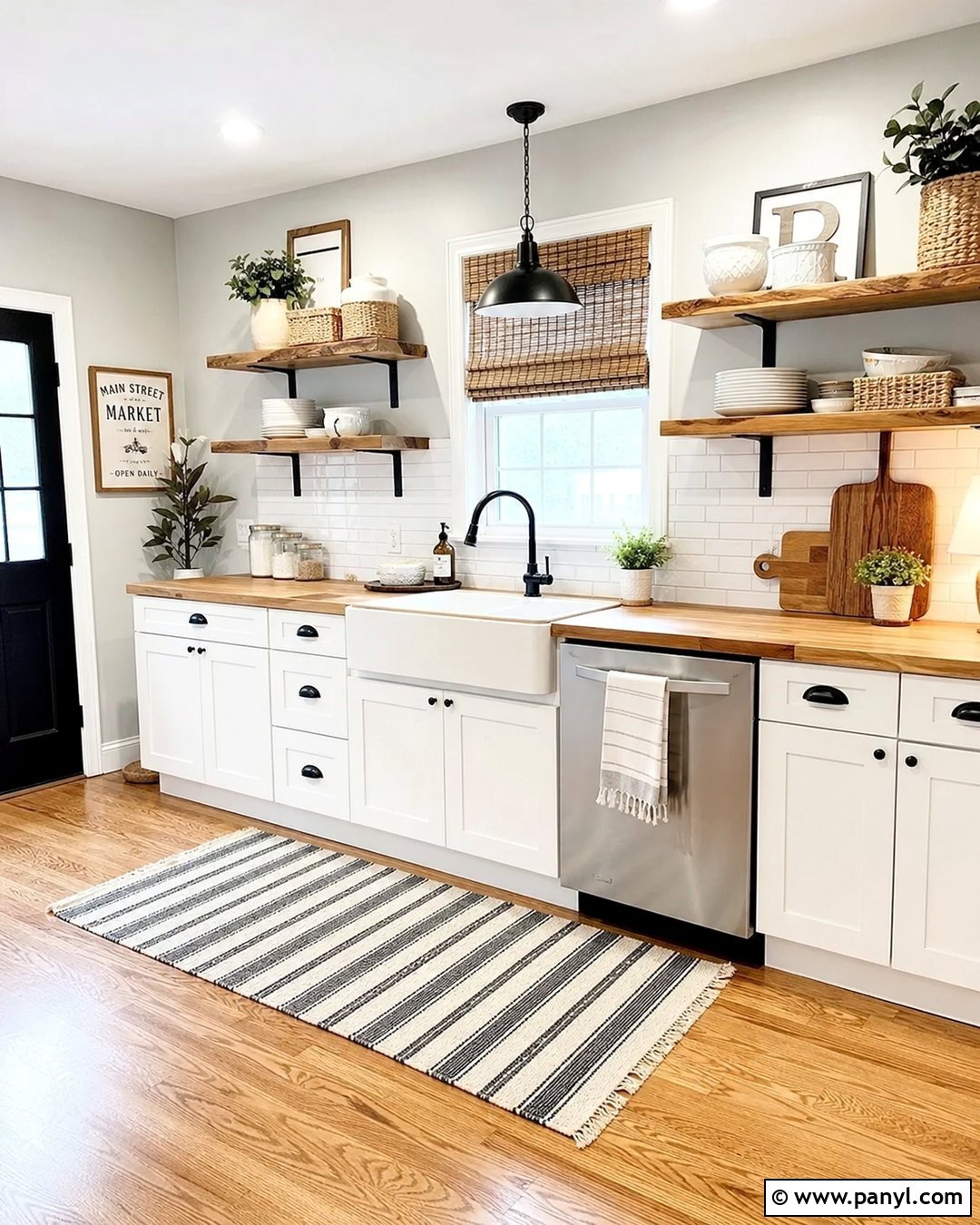 Light Gray Kitchen Walls With Butcher Block Counters - 30 Light Gray Kitchen Walls