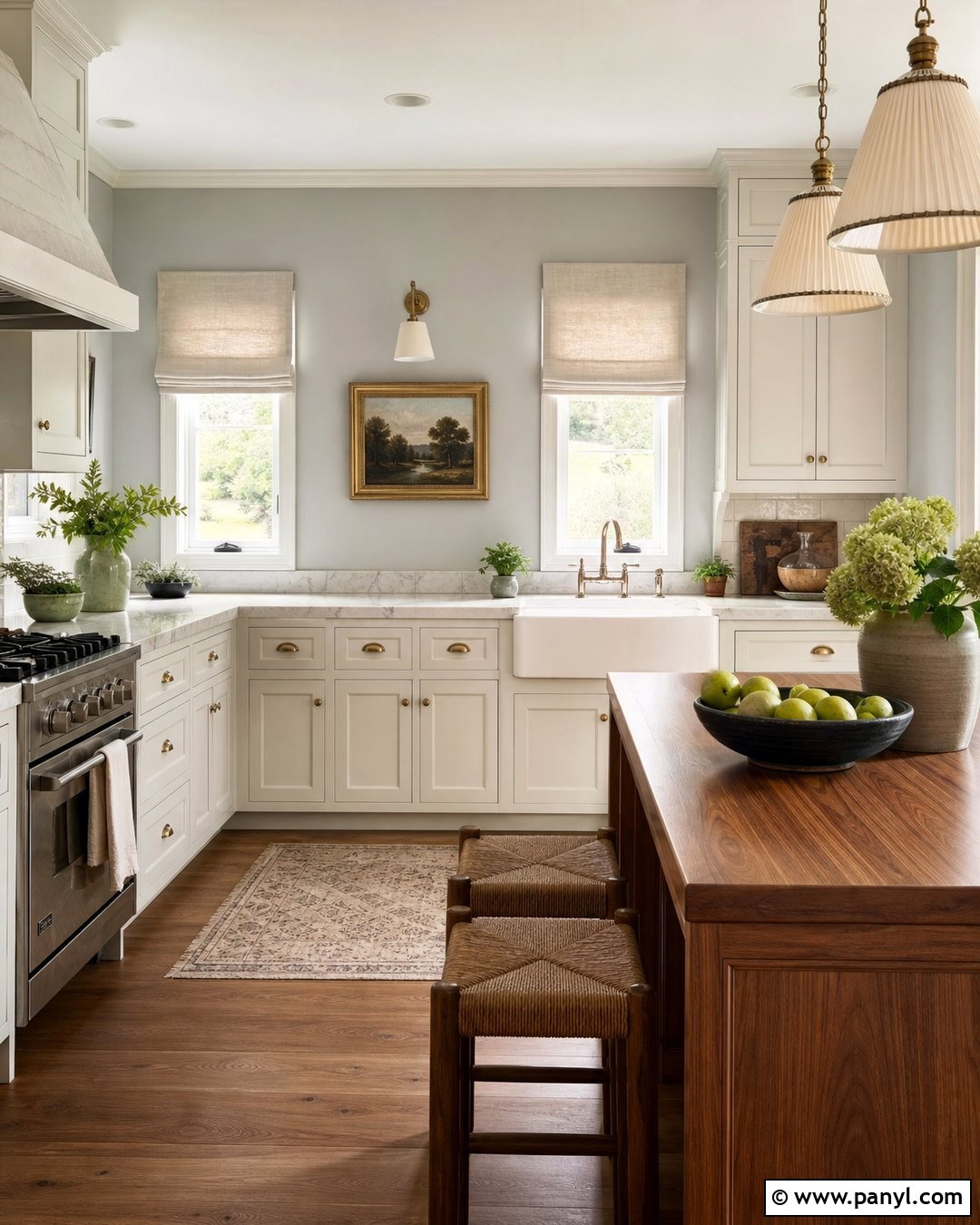Light Gray Kitchen Walls With Cream Cabinets - 30 Light Gray Kitchen Walls