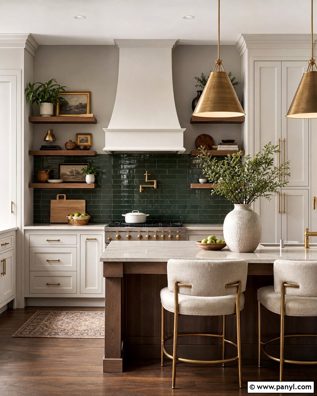 Light Gray Kitchen Walls With Green Backsplash - 30 Light Gray Kitchen Walls