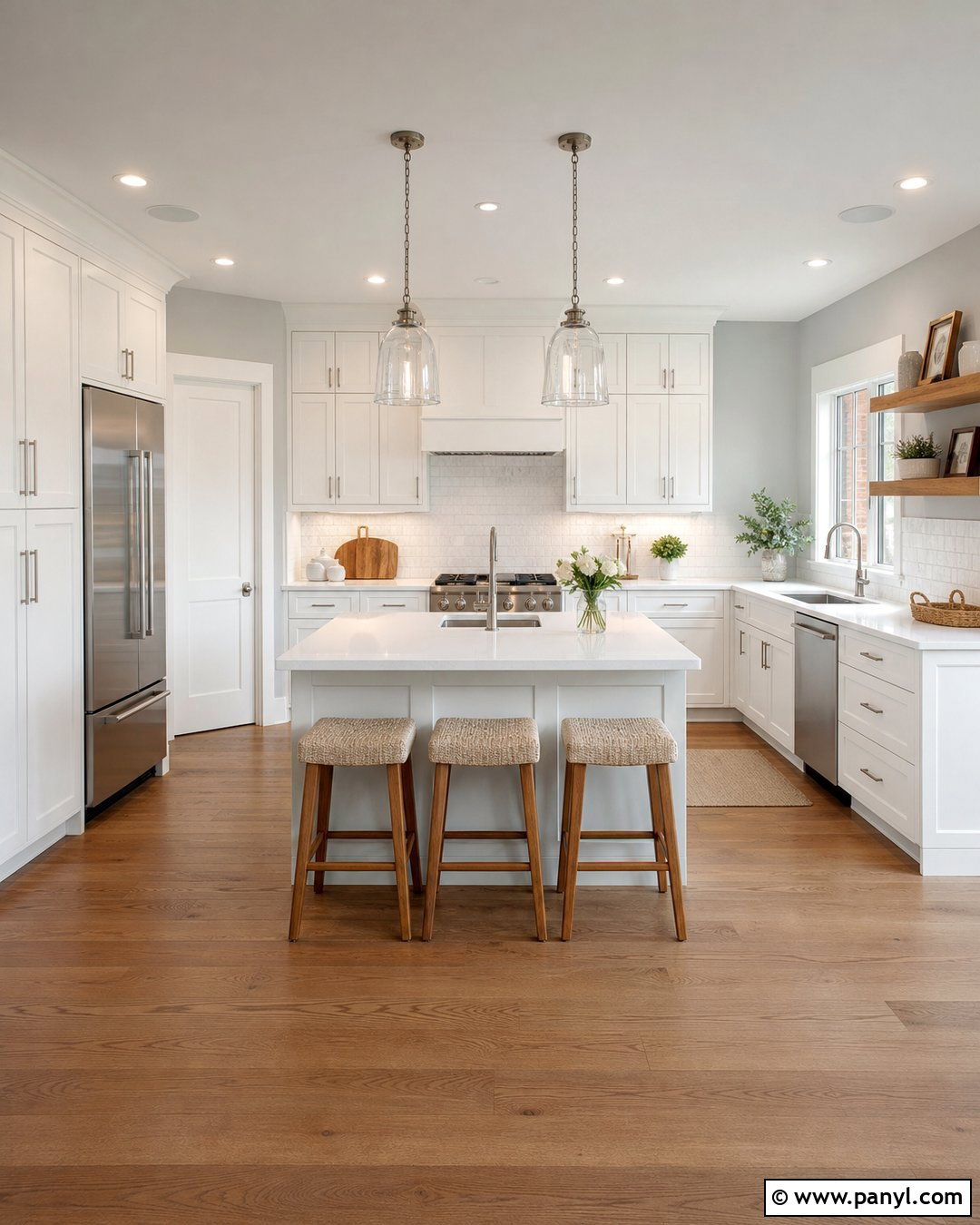 Light Gray Kitchen Walls With White Cabinets - 30 Light Gray Kitchen Walls