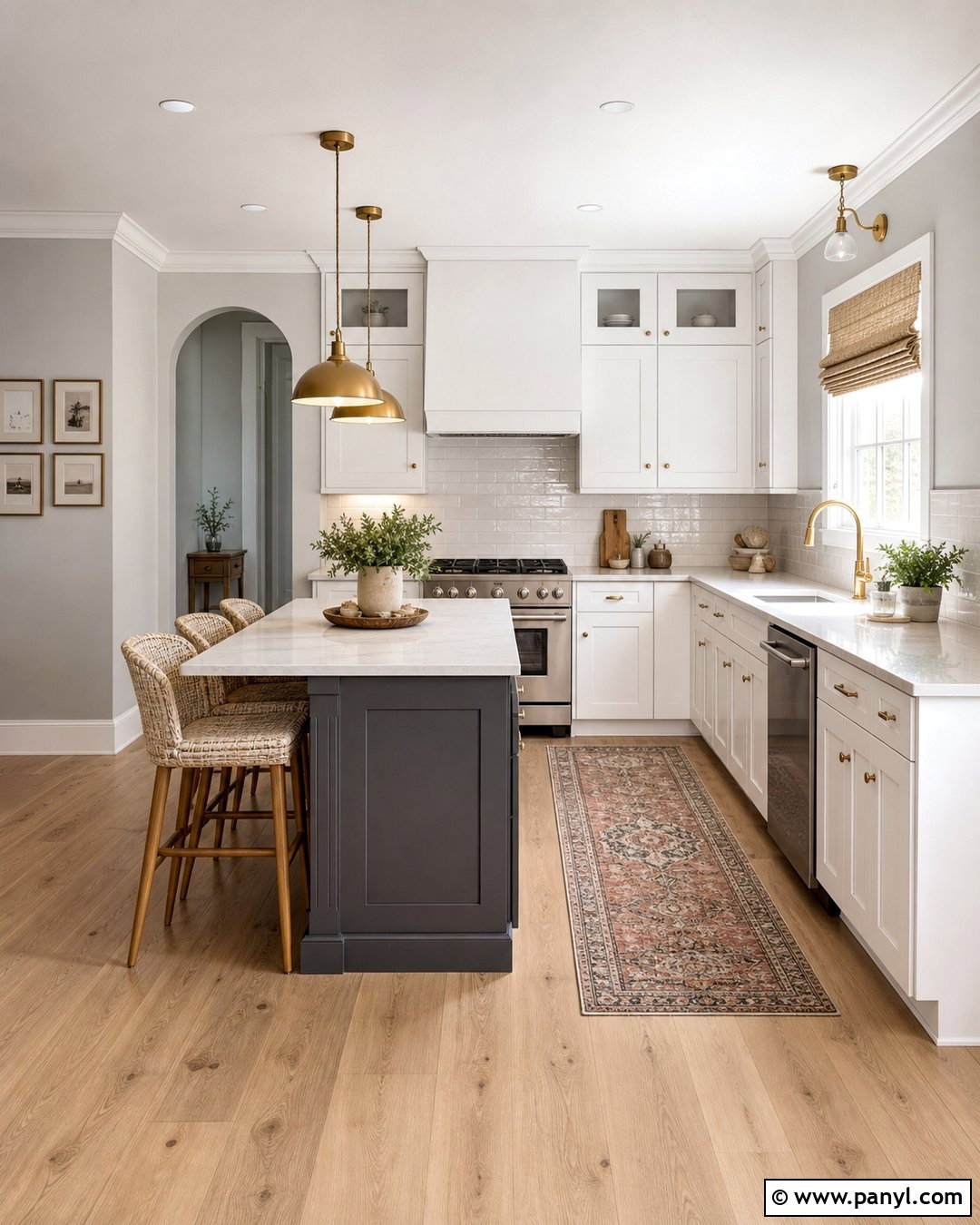 Light Gray Kitchen Walls With White Cabinets - 30 gray kitchen walls