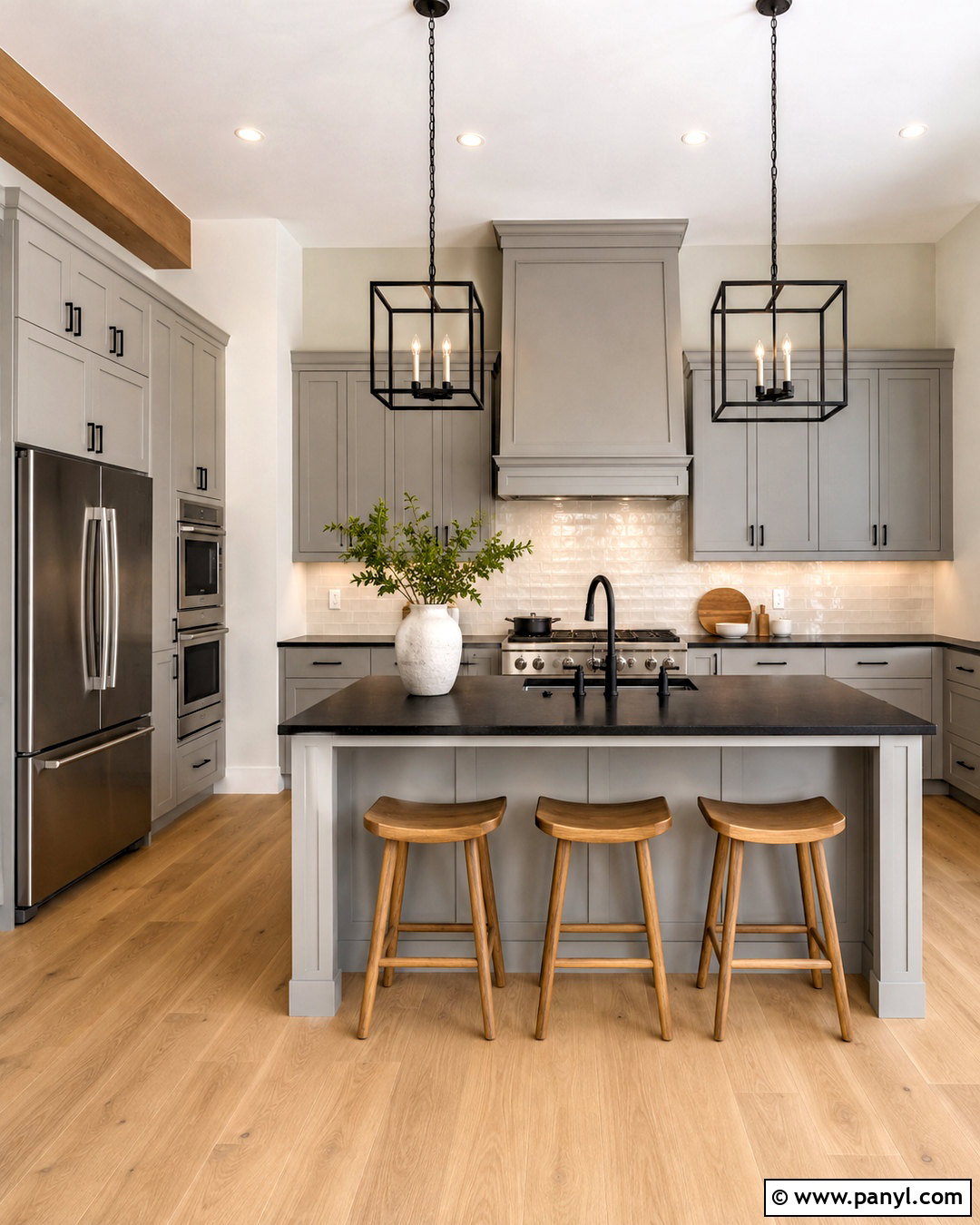 Light Gray Kitchen With Dark Countertops - 20 light gray kitchen ideas