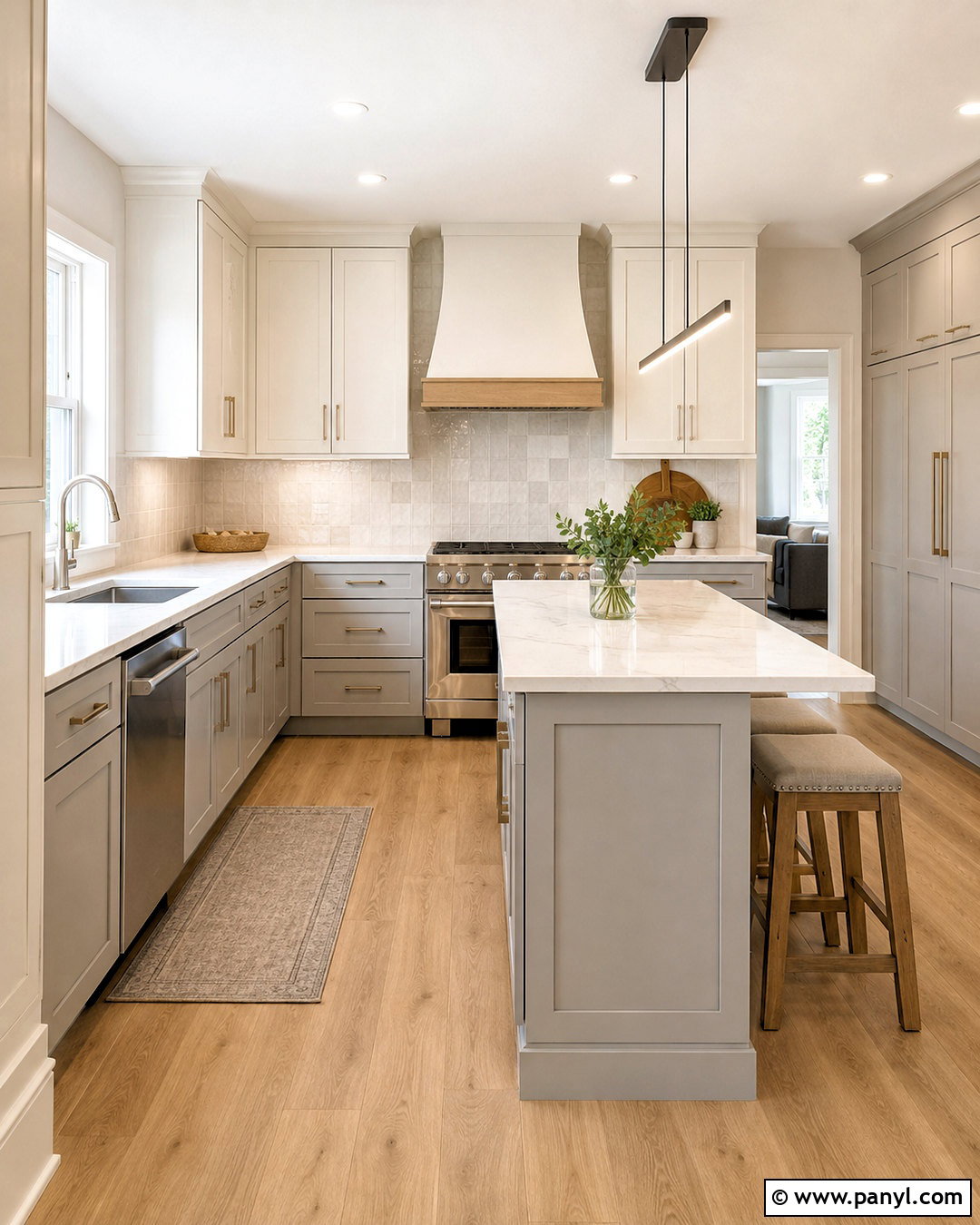 Light Gray Kitchen With White Upper Cabinets - 20 light gray kitchen ideas