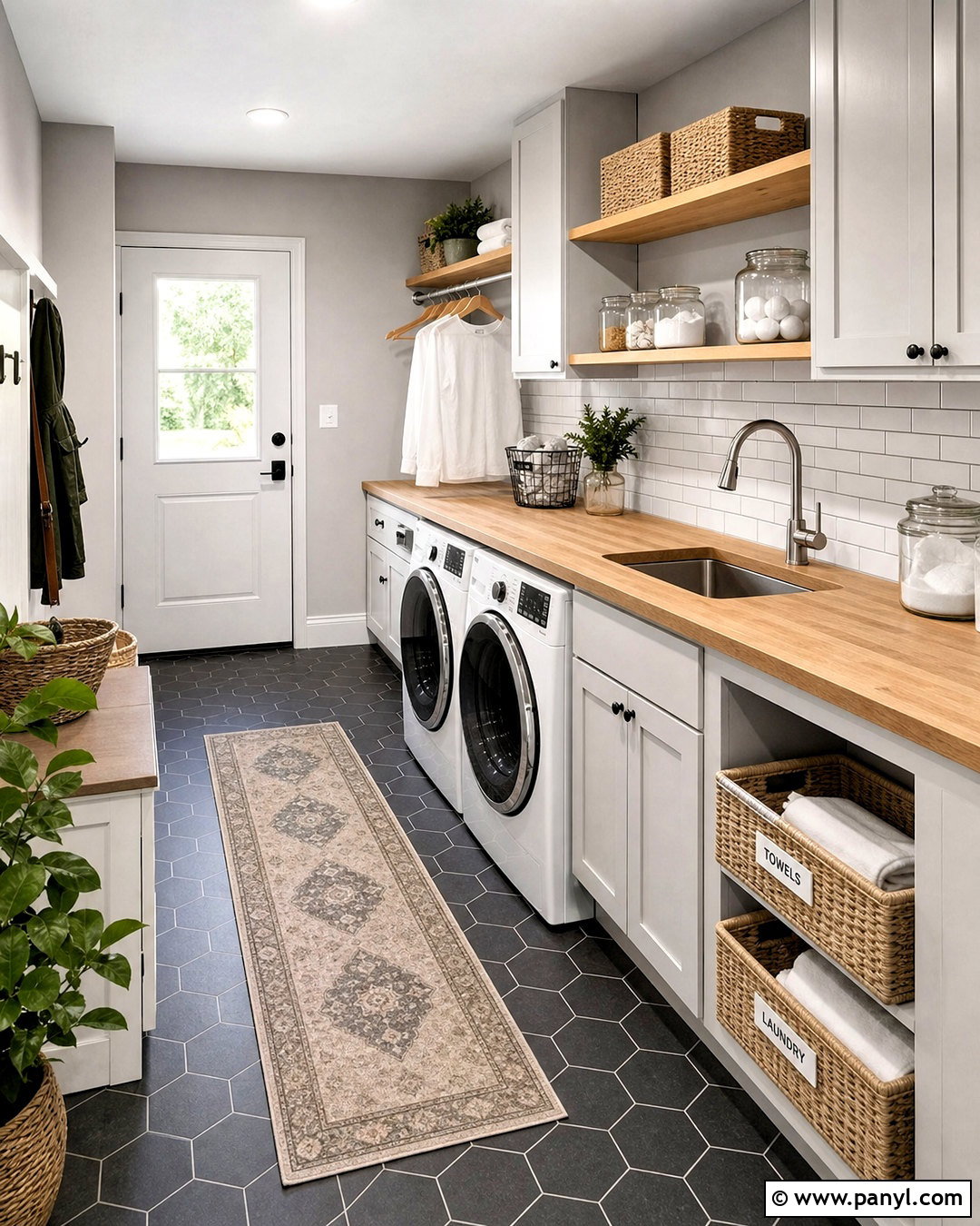 Light Gray Laundry Room With Storage - 20 light gray room ideas