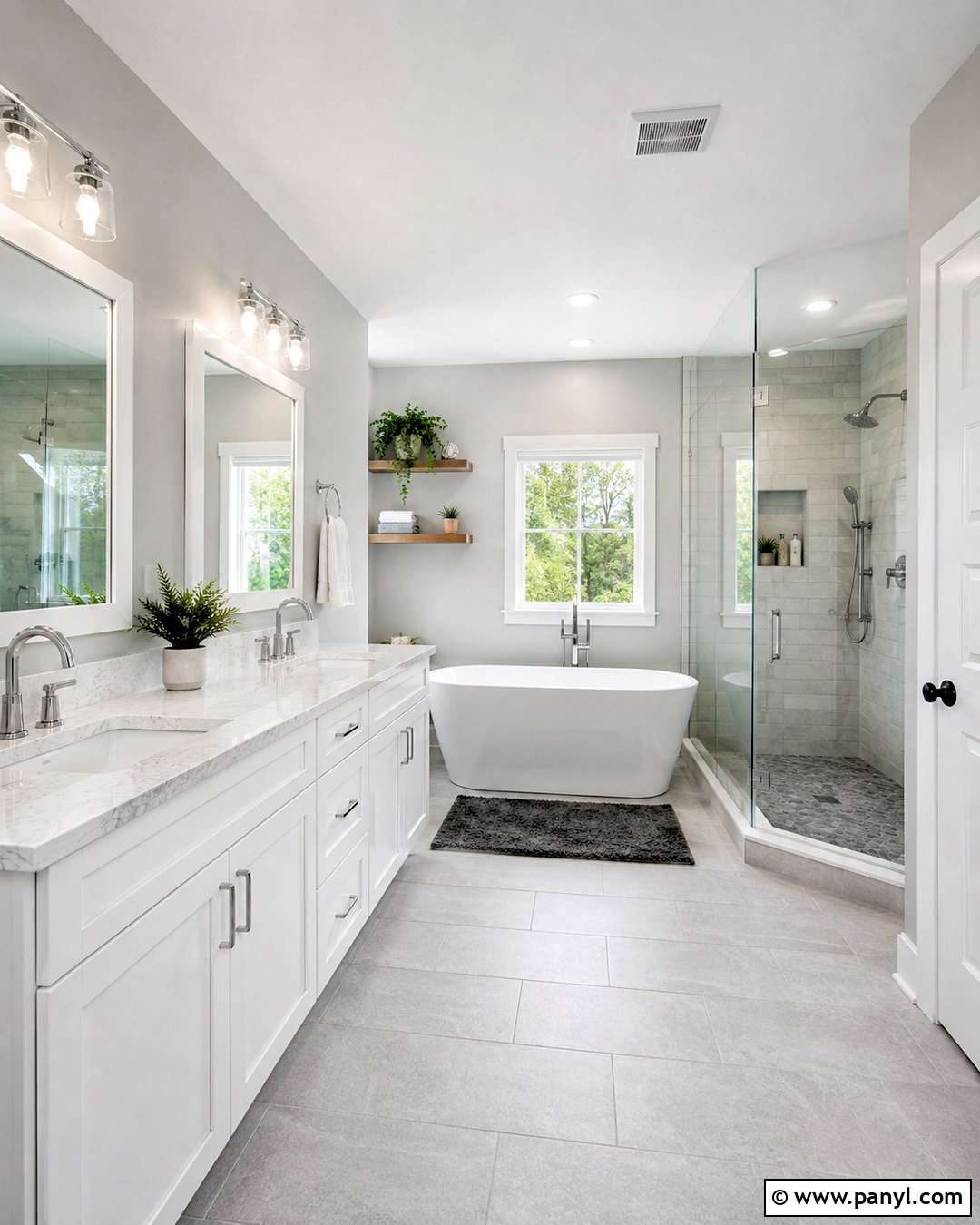 Light Gray Master Bath - 20 master bath paint colors