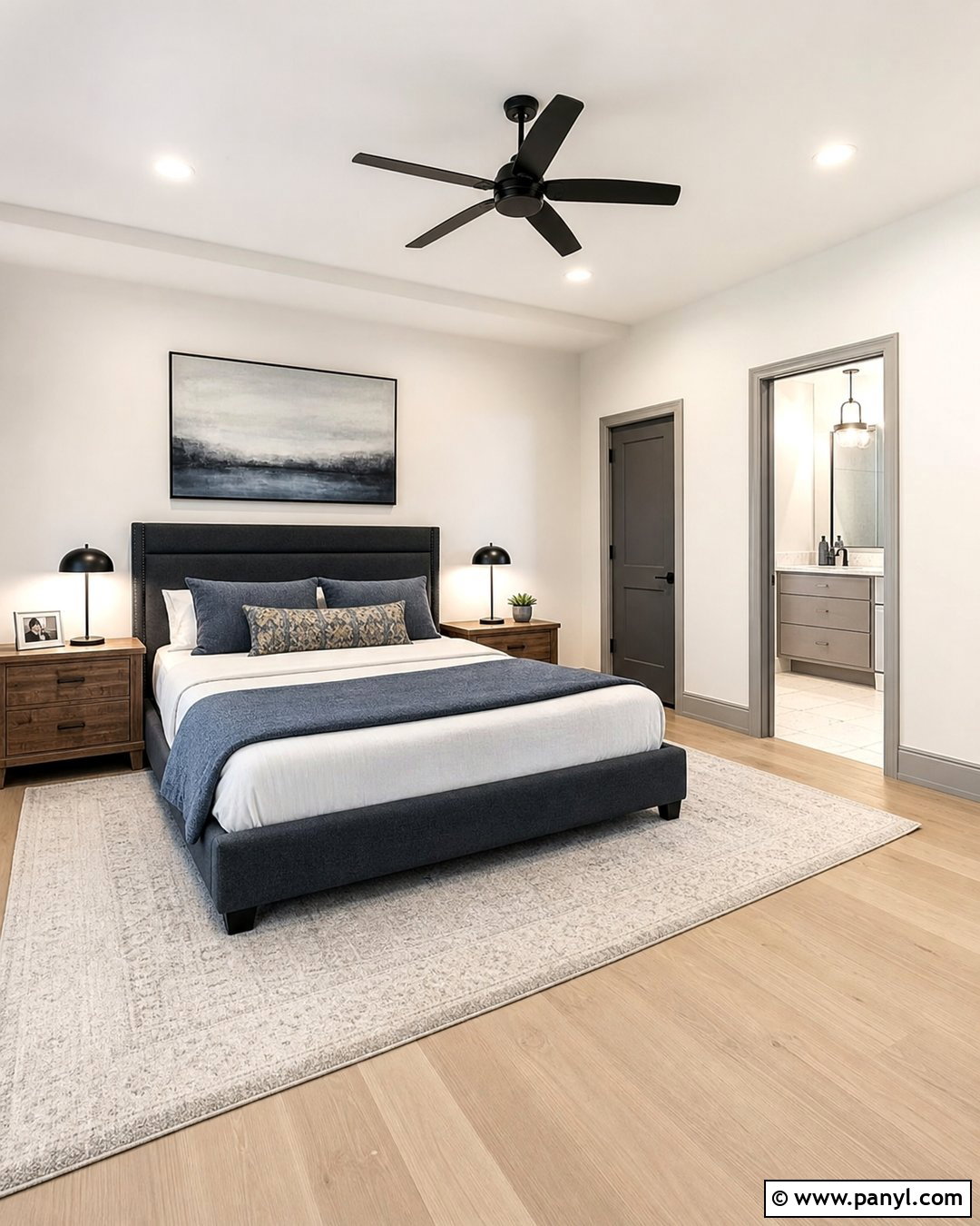 Light Gray Painted Skirting Boards With White Walls - 30 painted skirting boards colour ideas