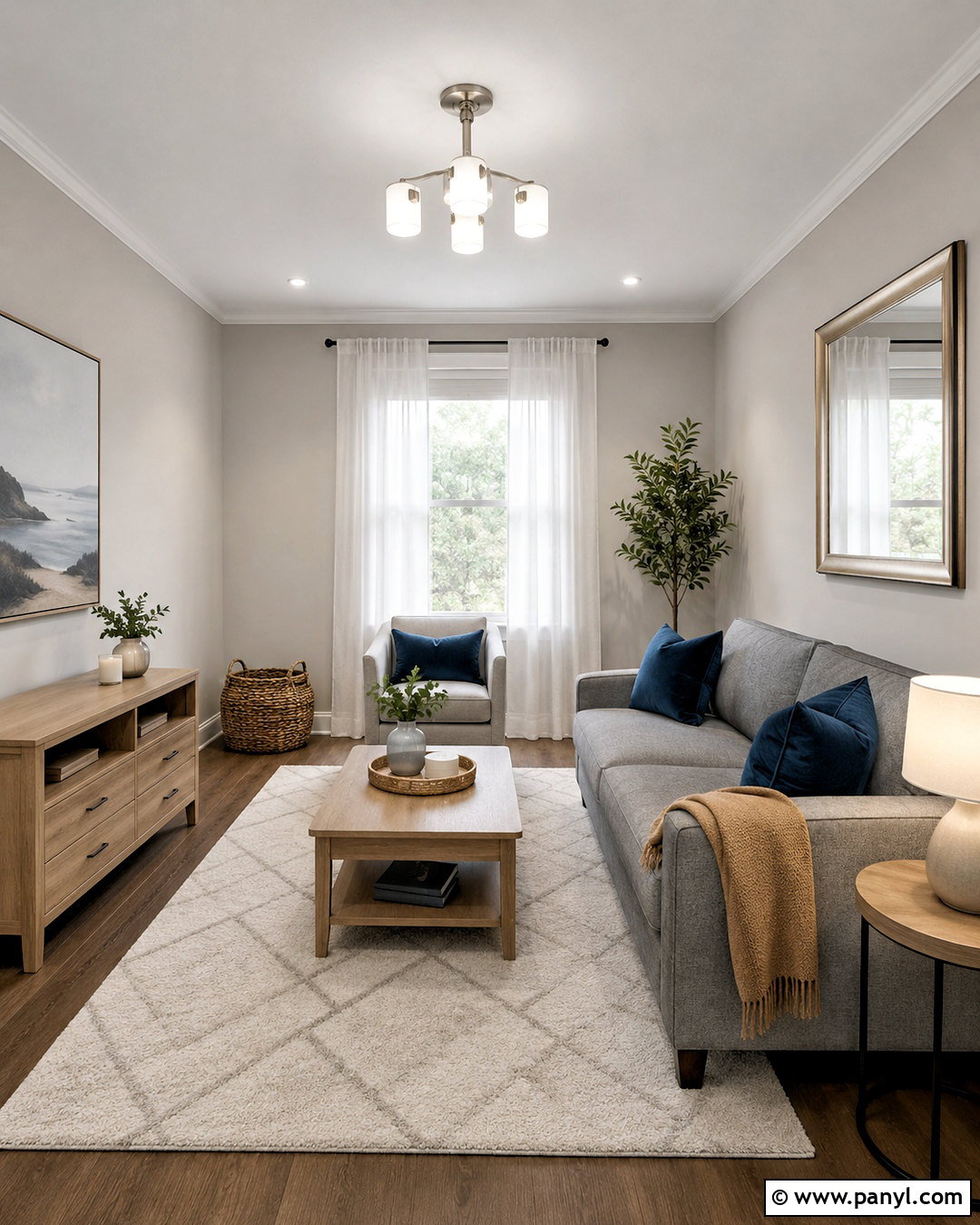Light Gray Small Living Room - 20 Wall Colours For Small Living Room Ideas