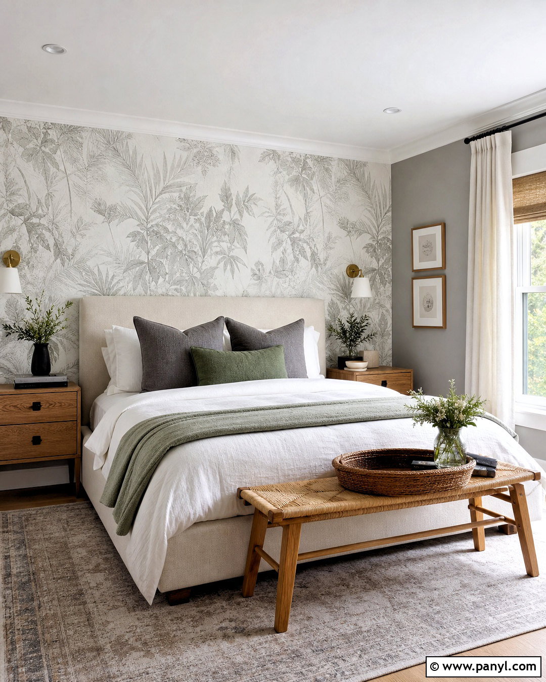 Light Gray Wallpaper Bedroom - 20 light gray bedroom ideas