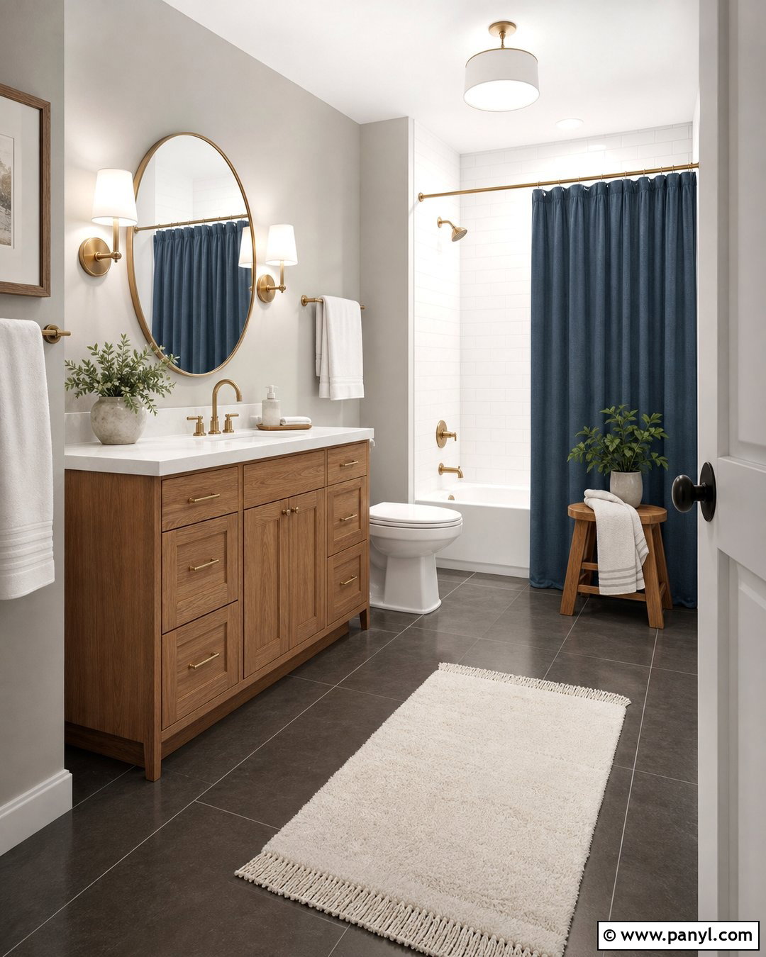 Light Gray Walls In A Bathroom - 45 Light Gray Walls