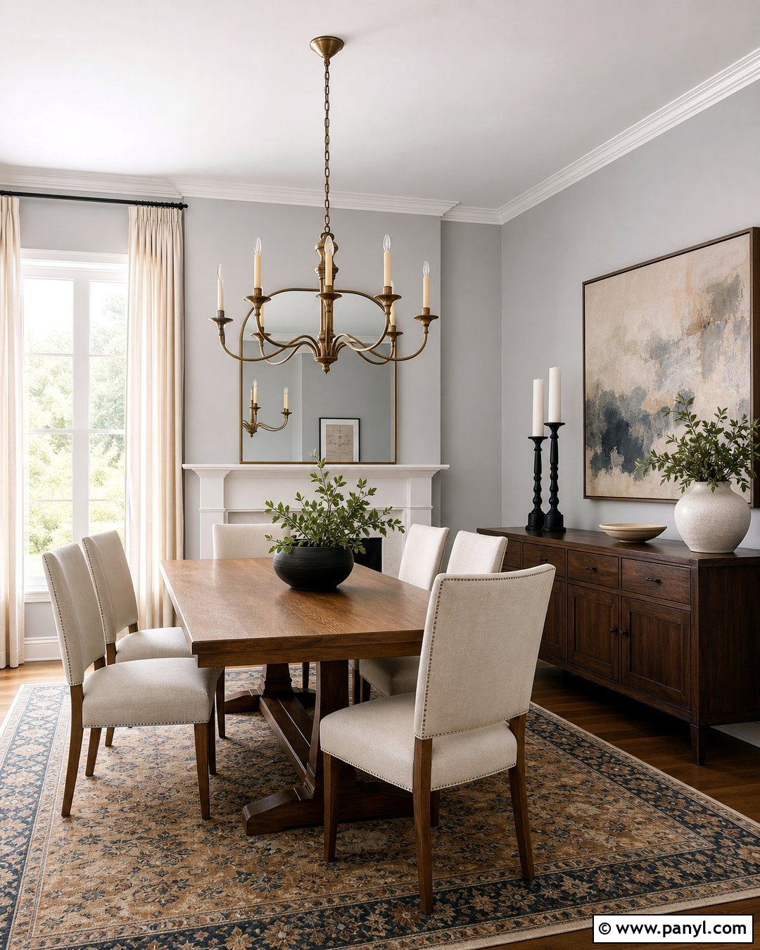 Light Gray Walls In A Dining Room - 20 Light Grey For Walls