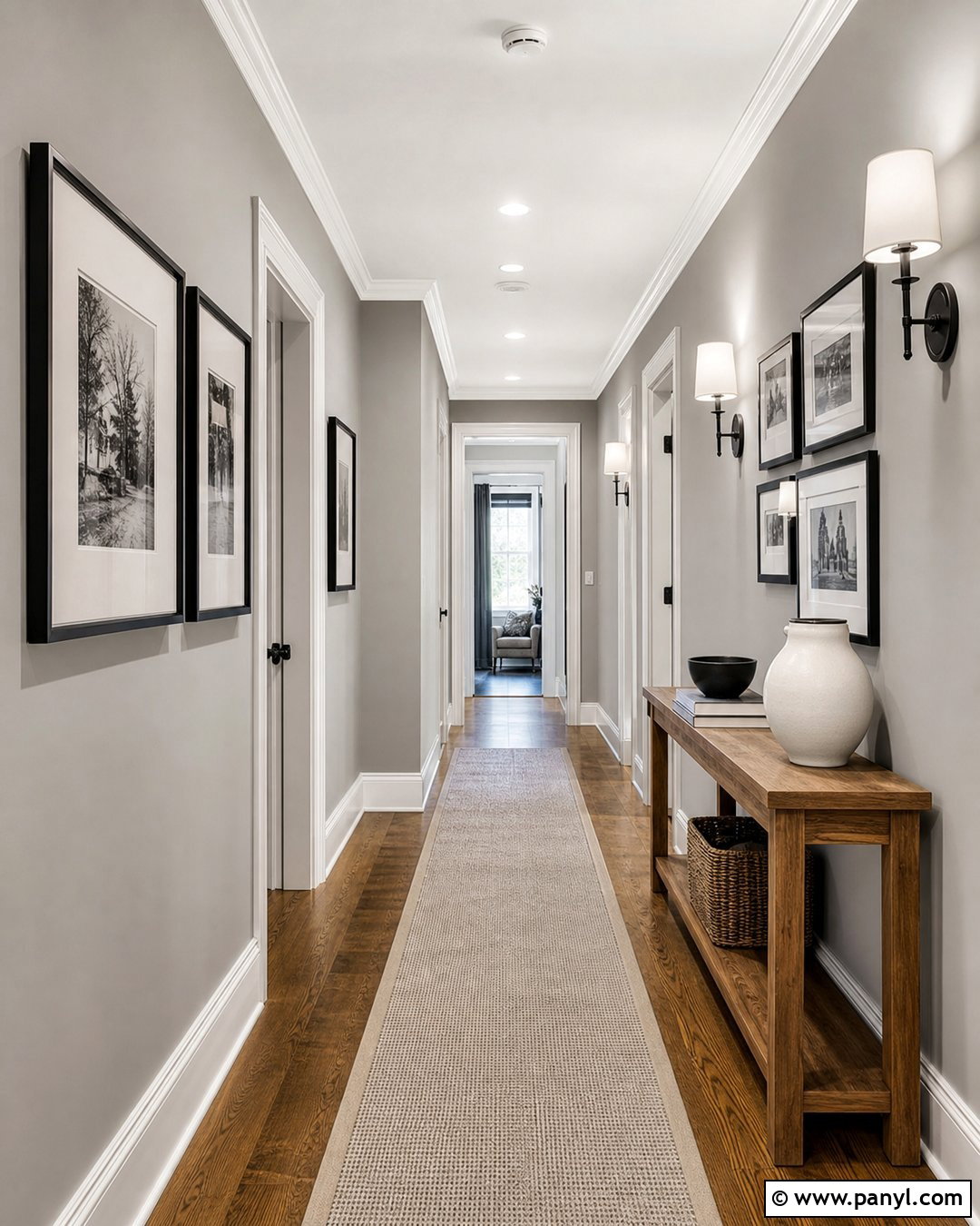 Light Gray Walls In A Hallway - 45 Light Gray Walls
