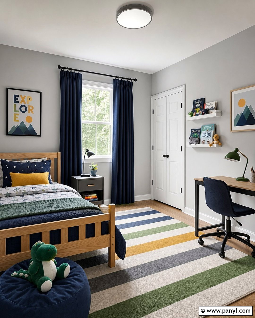 Light Gray Walls In A Kids Room - 45 Light Gray Walls