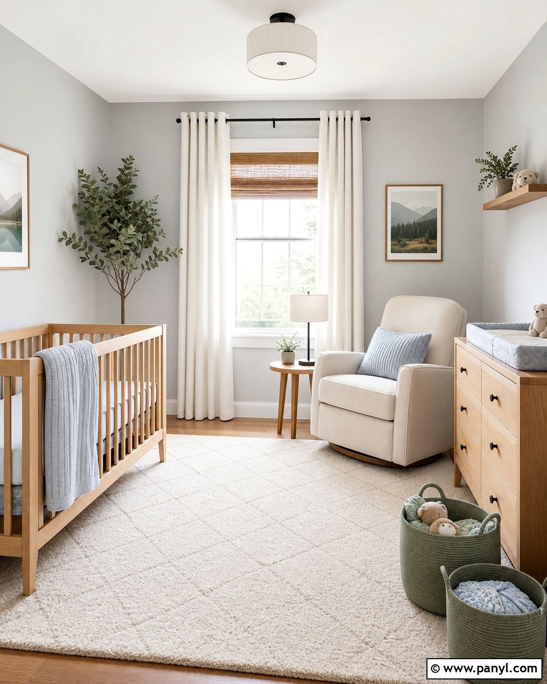 Light Gray Walls In A Nursery - 20 Light Grey For Walls