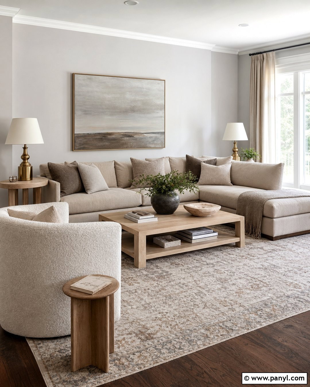 Light Gray Walls With Beige Furniture - 45 Light Gray Walls