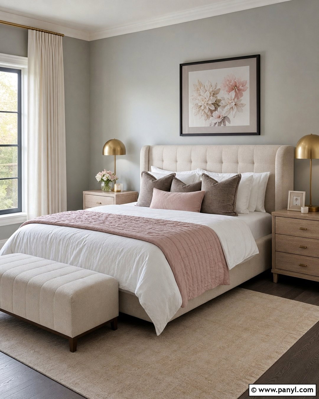 Light Gray Walls With Blush Pink - 20 Light Grey For Walls