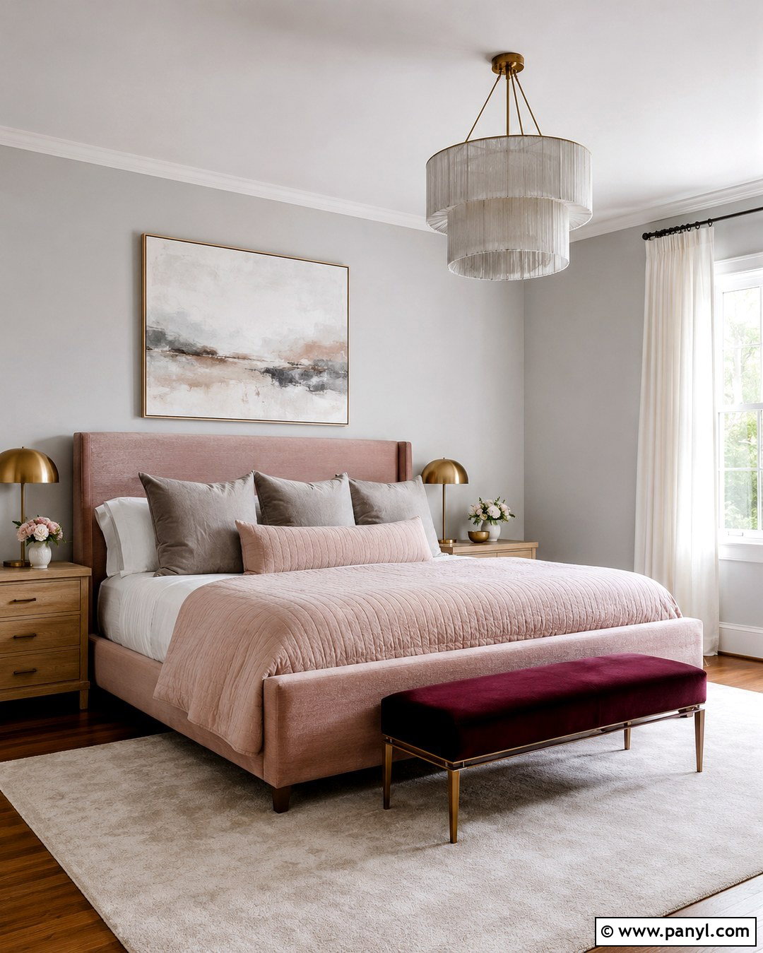 Light Gray Walls With Blush Pink - 20 Light Gray Interior Walls