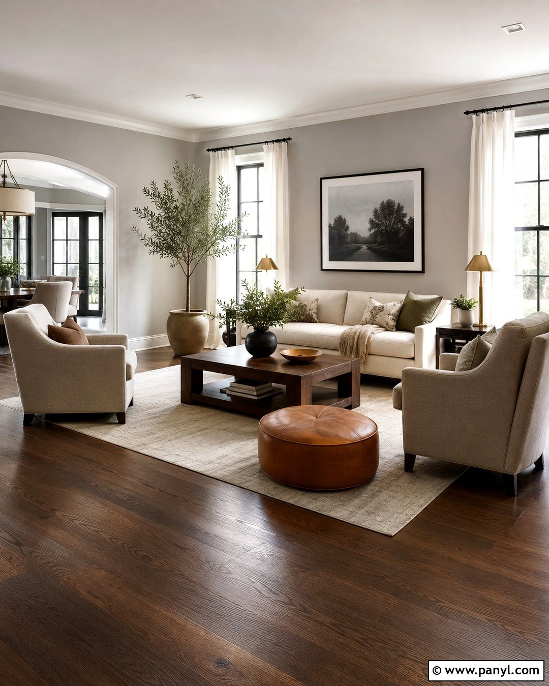 Light Gray Walls With Dark Brown Floors - 20 Gray Walls Brown Floors