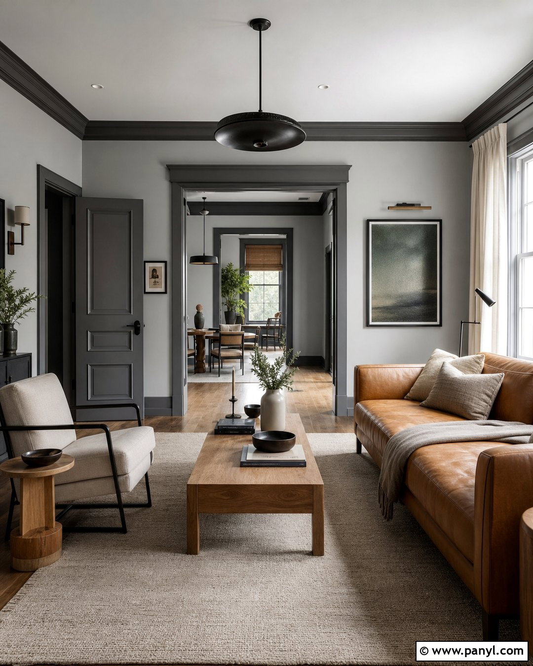 Light Gray Walls With Dark Gray Trim - 20 Light Grey For Walls