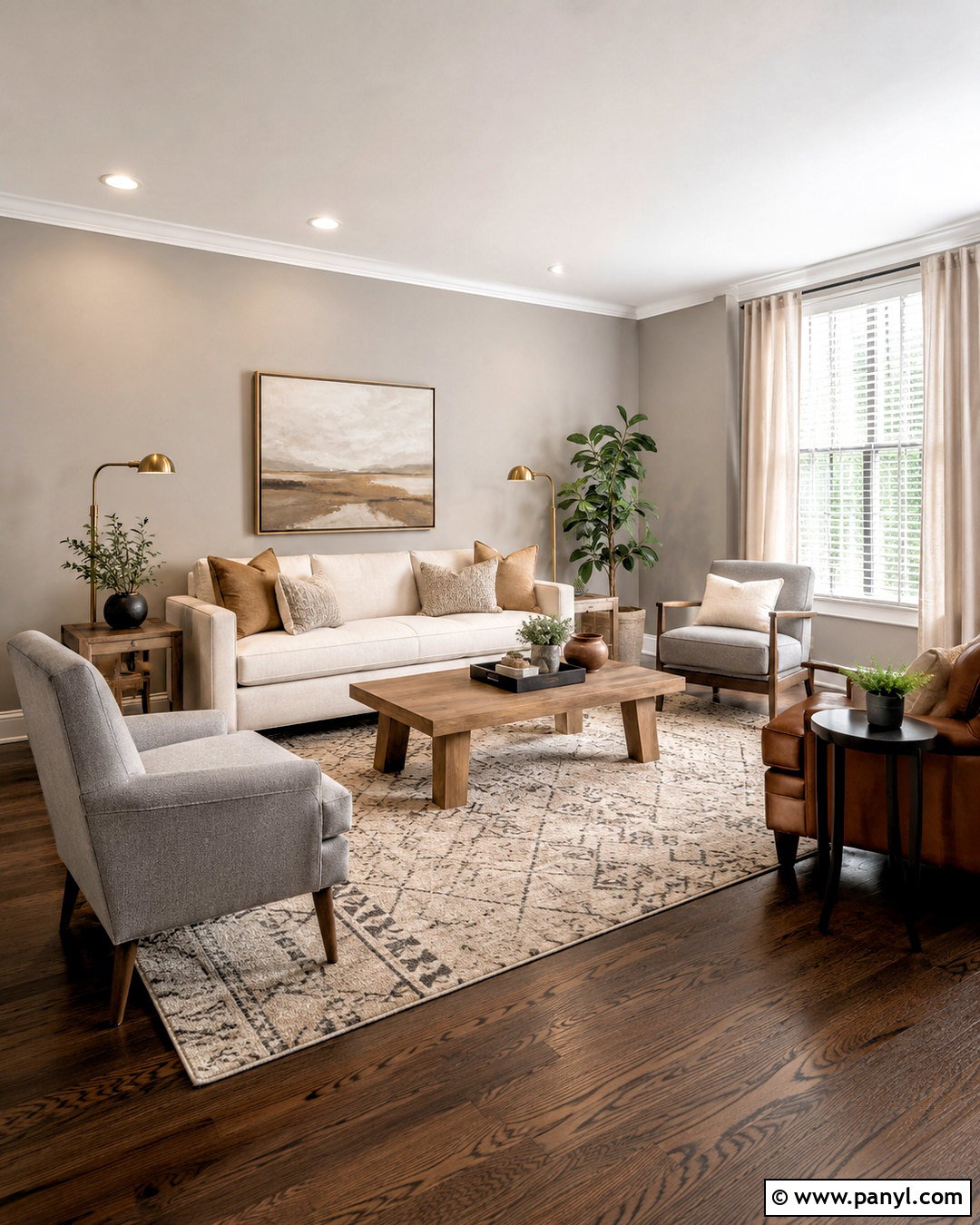 Light Gray Walls With Dark Wood Floors - 35 wall colors for dark wood floors