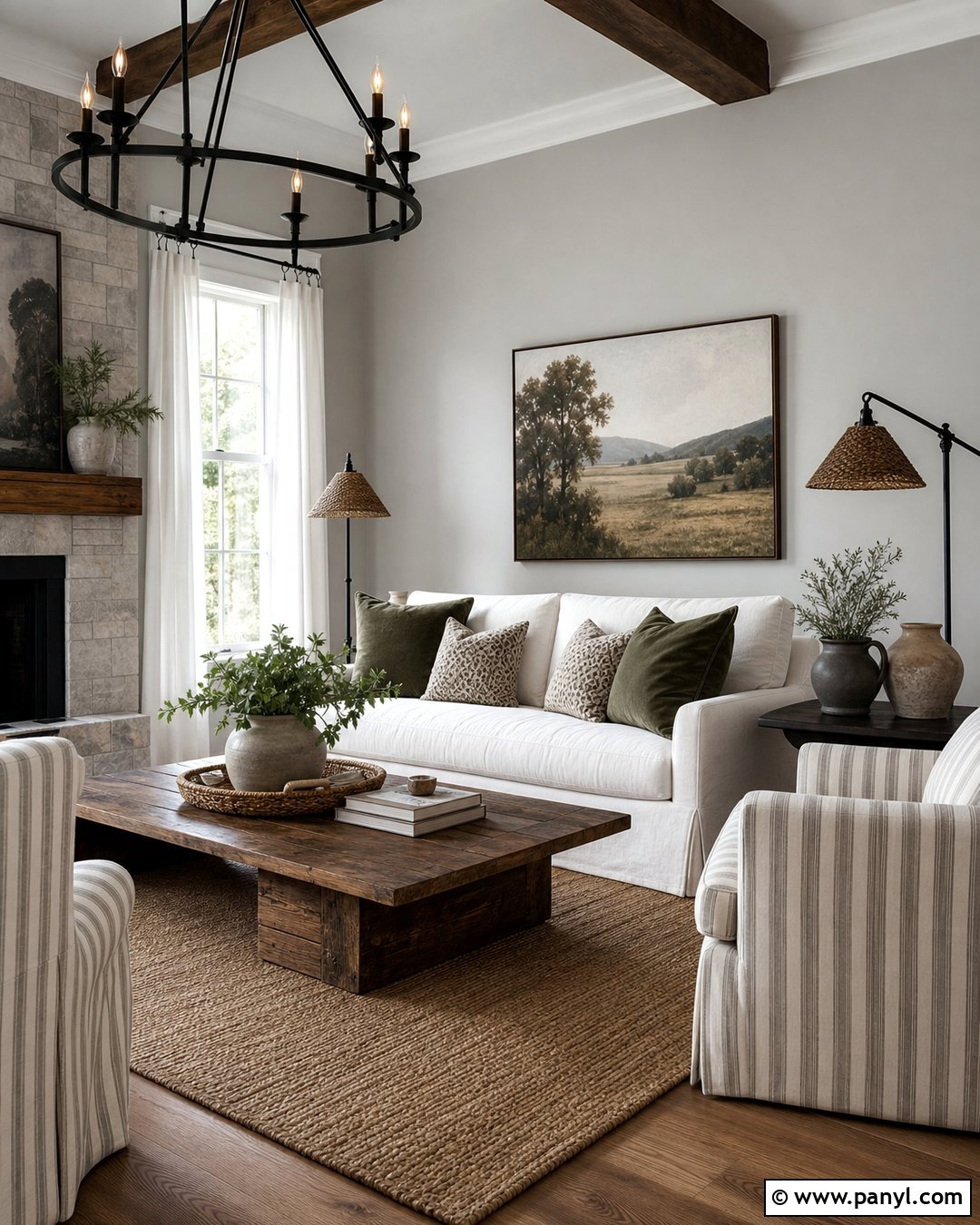 Light Gray Walls With Farmhouse Decor - 45 Light Gray Walls