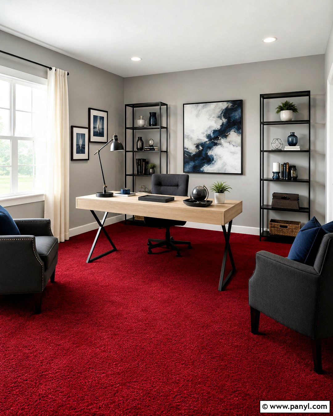 Light Gray Walls With Red Carpet - 20 What Color Walls Go With Red Carpet Ideas