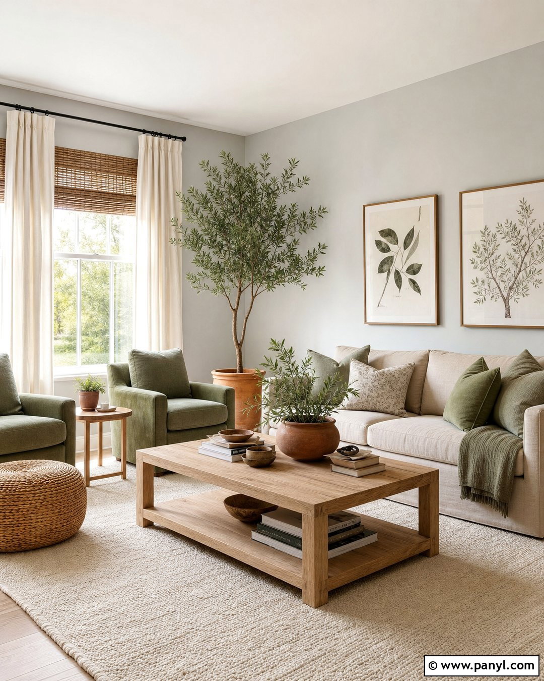 Light Gray Walls With Sage Green - 45 Light Gray Walls