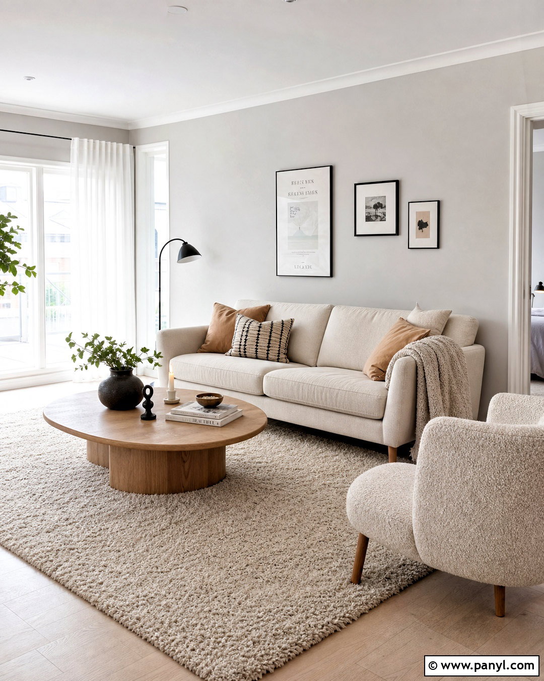 Light Gray Walls With Scandinavian Decor - 20 gray wall design ideas