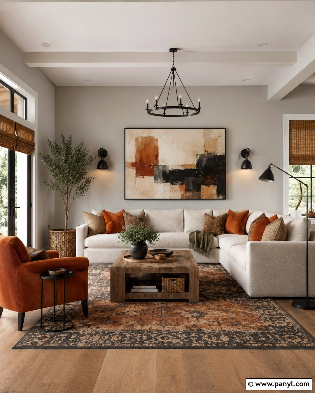 Light Gray Walls With Terracotta Accents - 20 Light Gray Interior Walls