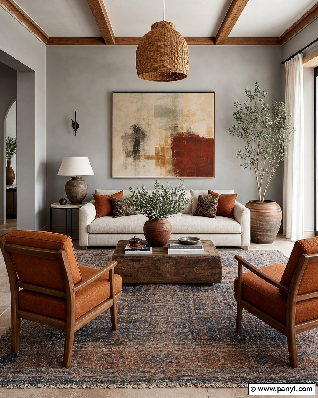 Light Gray Walls With Terracotta - 20 Light Grey For Walls