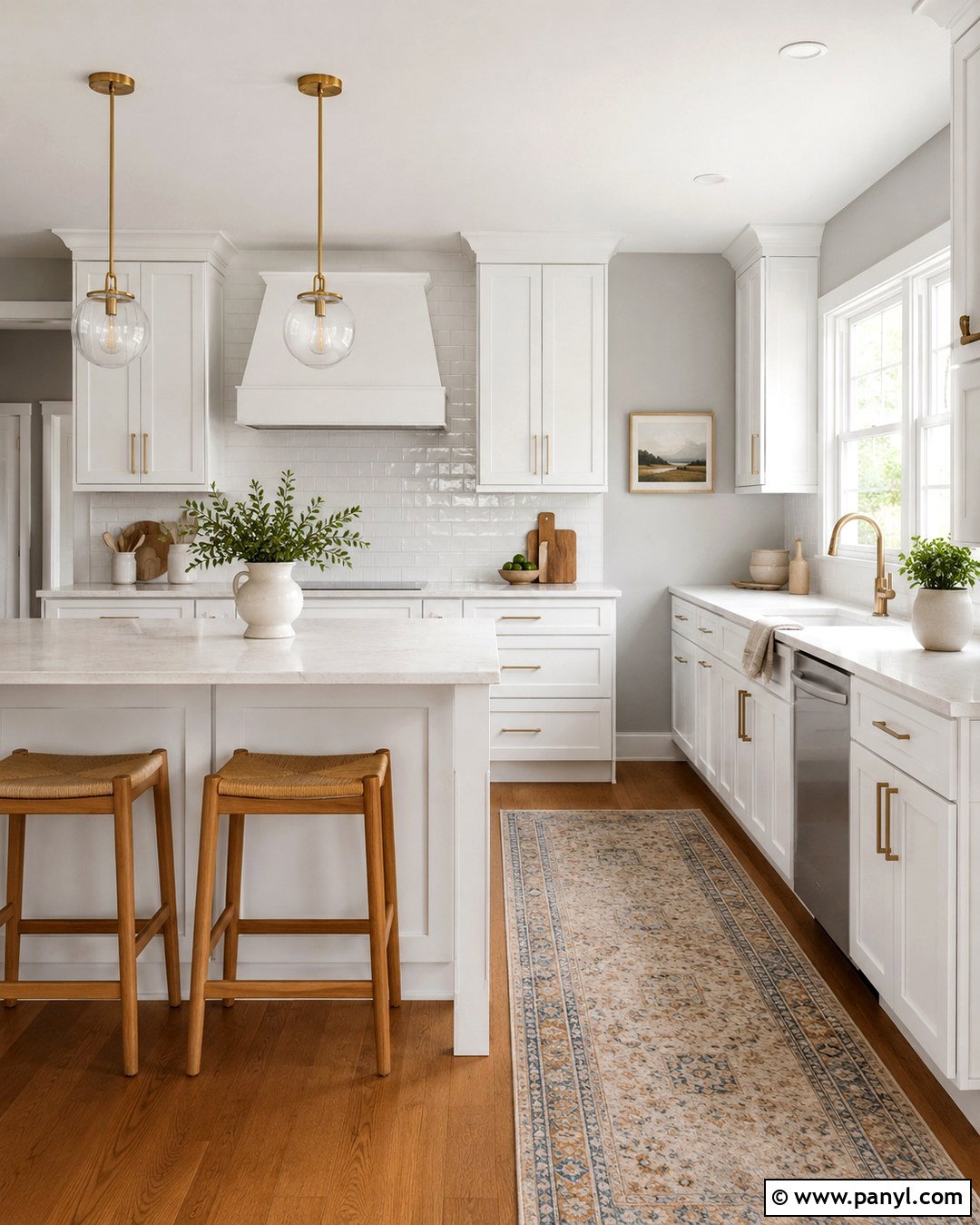 Light Gray Walls With White Kitchen Cabinets - 20 Light Gray Interior Walls