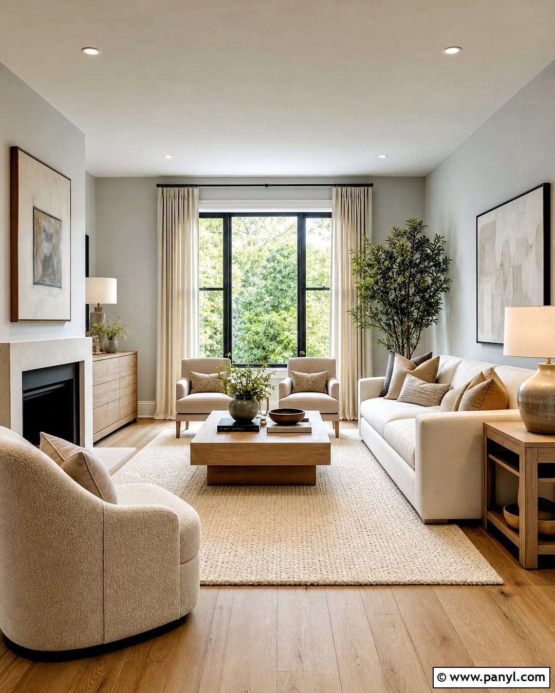 Light Gray Walls With White Oak - 20 gray wall design ideas