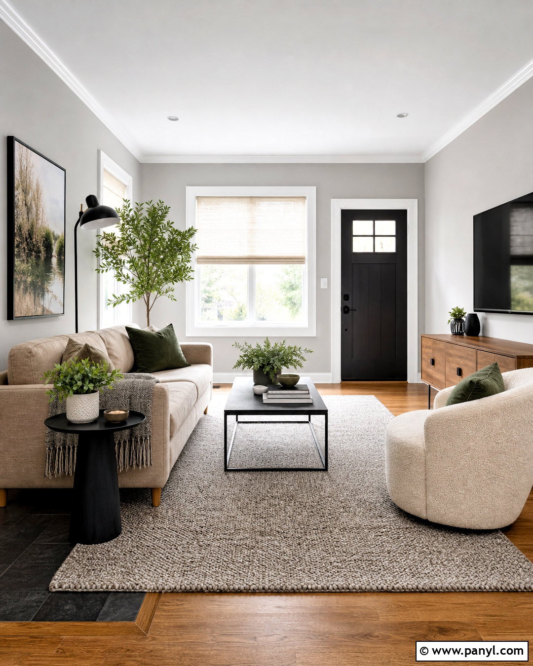 Light Gray Walls With White Trim - 20 wall and trim colors ideas